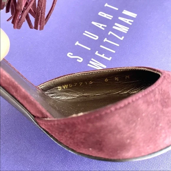 Brand New STUART WEITZMAN FRINGELICA HIGH HEEL PUMP - Picture 5 of 7